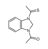1H-Benzimidazole,1-acetyl-2,3-dihydro-3-(1-thioxoethyl)- (9CI)结构式