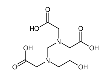 2-[[bis(carboxymethyl)amino]methyl-(2-hydroxyethyl)amino]acetic acid Structure