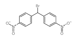 1-[bromo-(4-nitrophenyl)methyl]-4-nitro-benzene结构式