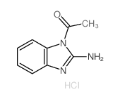 1-(2-aminobenzoimidazol-1-yl)ethanone结构式