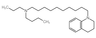 N-butyl-10-(3,4-dihydro-2H-quinolin-1-yl)-N-propyl-decan-1-amine Structure
