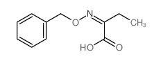 (2E)-2-phenylmethoxyiminobutanoic acid Structure