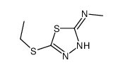 5-(ethylthio)-N-methyl-1,3,4-thiadiazol-2-amine结构式