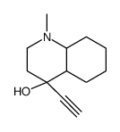 4-ethynyl-1-methyl-2,3,4a,5,6,7,8,8a-octahydroquinolin-4-ol Structure