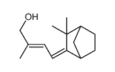 4-(3,3-dimethylbicyclo[2.2.1]hept-2-ylidene)-2-methyl-2-buten-1-ol结构式