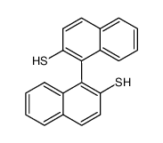 (R)-1,1'-binaphthalene-2,2'-dithiol结构式