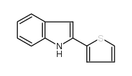 2-(噻吩-2-基)-1H-吲哚结构式