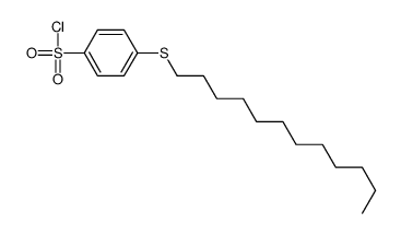 4-dodecylsulfanylbenzenesulfonyl chloride结构式