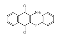 1,4-Naphthalenedione,2-amino-3-(phenylthio)- Structure