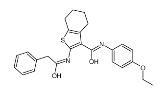 N-(4-ethoxyphenyl)-2-[(2-phenylacetyl)amino]-4,5,6,7-tetrahydro-1-benzothiophene-3-carboxamide Structure