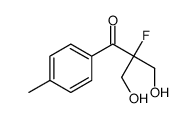 1-Propanone, 2-fluoro-3-hydroxy-2-(hydroxymethyl)-1-(4-methylphenyl)- (9CI)结构式