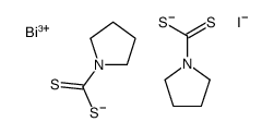 1-[((Iodo[(1-pyrrolidinylcarbothioyl)sulfanyl]bismuthino)sulfanyl)carb othioyl]pyrrolidine picture