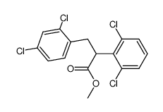 methyl 2,4-dichloro-α-(2,6-dichlorophenyl)benzenepropanoate Structure