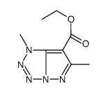 ethyl 1,6-dimethylpyrazolo[5,1-e]tetrazole-7-carboxylate结构式