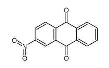 2-Nitro-9,10-anthraquinone structure