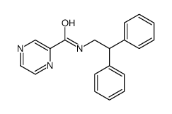 Pyrazinecarboxamide, N-(2,2-diphenylethyl)- (9CI)结构式