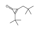 2-tert-butyl-3-(2,2-dimethylpropyl)cycloprop-2-en-1-one结构式