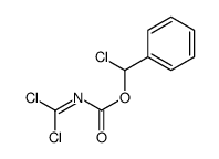 [chloro(phenyl)methyl] N-(dichloromethylidene)carbamate Structure