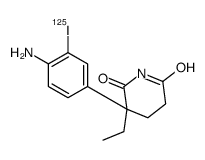 3-iodo-4-aminoglutethimide结构式
