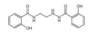 2-Hydroxy-N-{2-[N'-(2-hydroxy-benzoyl)-hydrazino]-ethyl}-benzamide Structure