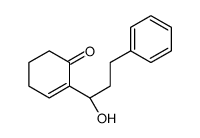 2-[(1S)-1-hydroxy-3-phenylpropyl]cyclohex-2-en-1-one Structure