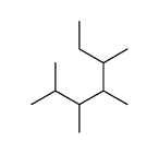 2,3,4,5-tetramethylheptane结构式