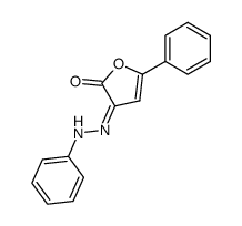 5-phenyl-3-phenylhydrazono-3H-furan-2-one结构式