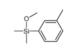 methoxy-dimethyl-(3-methylphenyl)silane Structure