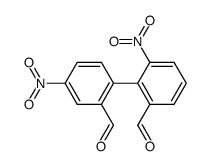 2,2'-diformyl-4,6'-dinitrobiphenyl Structure