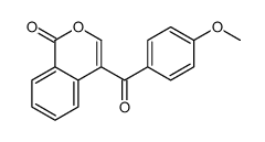4-(4-methoxybenzoyl)isochromen-1-one Structure
