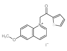 2-(6-methoxyquinolin-1-yl)-1-thiophen-2-yl-ethanone结构式