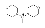 methyl(dimorpholin-4-yl)silane Structure