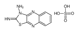 2-imino-[1,3]thiazolo[4,5-b]quinoxalin-3-amine,sulfuric acid Structure