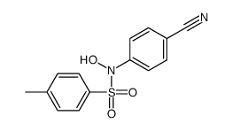 N-(4-cyanophenyl)-N-hydroxy-4-methylbenzenesulfonamide结构式