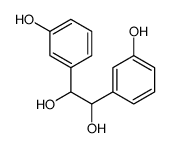 1,2-bis(3-hydroxyphenyl)ethane-1,2-diol结构式