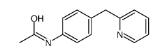 N-[4-(pyridin-2-ylmethyl)phenyl]acetamide结构式
