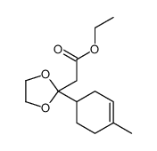 ethyl 2-[2-(4-methylcyclohex-3-en-1-yl)-1,3-dioxolan-2-yl]acetate Structure