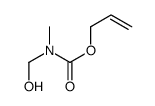 prop-2-enyl N-(hydroxymethyl)-N-methylcarbamate结构式
