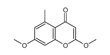 2,7-dimethoxy-5-methylchromen-4-one Structure