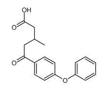 3-METHYL-5-OXO-5-(4-PHENOXYPHENYL)VALERIC ACID Structure