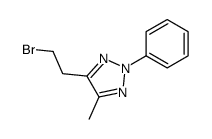 4-(2-bromoethyl)-5-methyl-2-phenyltriazole Structure