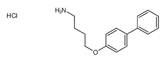 4-(4-phenylphenoxy)butan-1-amine,hydrochloride结构式