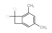 8,8-dichloro-2,4-dimethyl-bicyclo[4.2.0]octa-1,3,5-triene Structure