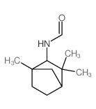 N-(1,3,3-trimethylnorbornan-2-yl)formamide structure