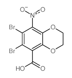 6,7-DIBROMO-8-NITRO-2,3-DIHYDROBENZO[B][1,4]DIOXINE-5-CARBOXYLIC ACID图片