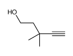 3,3-dimethylpent-4-yn-1-ol Structure