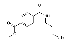 methyl 4-(3-aminopropylcarbamoyl)benzoate结构式