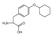 (2S)-2-amino-3-(4-cyclohexyloxyphenyl)propanoic acid Structure