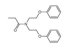 N,N-bis(2-phenoxyethyl)propionoamide Structure