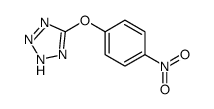 5-(4-nitrophenoxy)-2H-tetrazole结构式